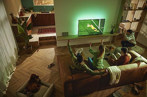 Voetbal Ambilight Philips tv