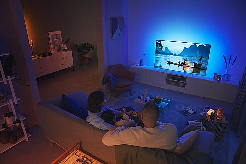 Familiefilm Ambilight Philips tv