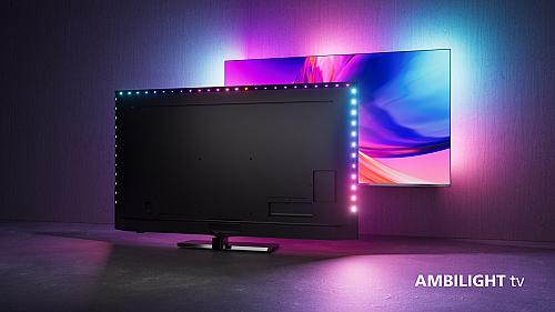 LEd-lampjes voorkant en achterkant Ambilight tv Philips