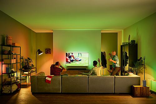 Voetbal Ambilight Philips tv AmbiScape