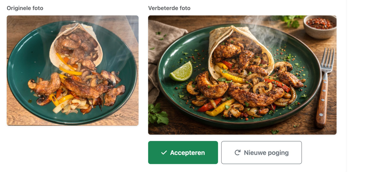 Recept.nl introduceert AI-tools voor food creators