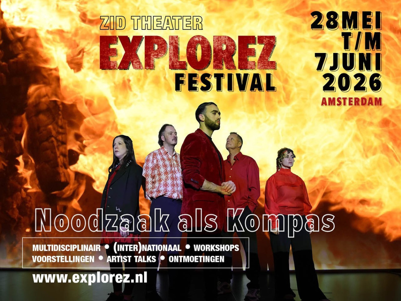 ZID Theater presenteert de tiende editie van het Explorez Festival in Amsterdam!