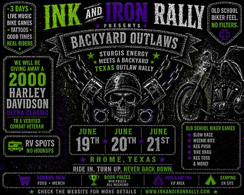 "Doc Raven Backs Combat Veteran Rally: Outlaw Country Star Endorses Ink & Iron Rally and Calls on Nation to Donate"