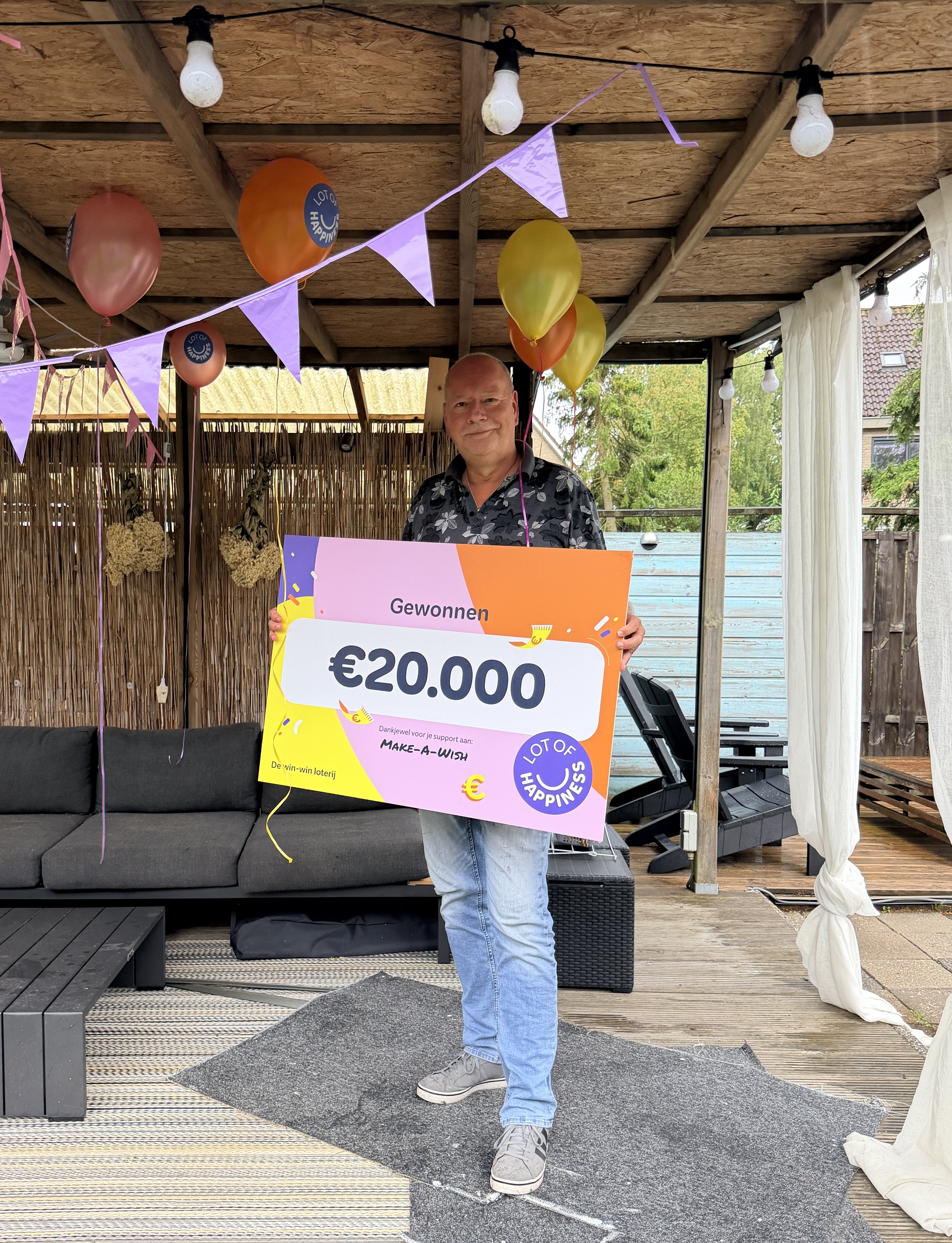 Gerald uit Annen wint €20.000