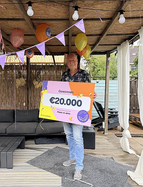 Gerald uit Annen wint €20.000