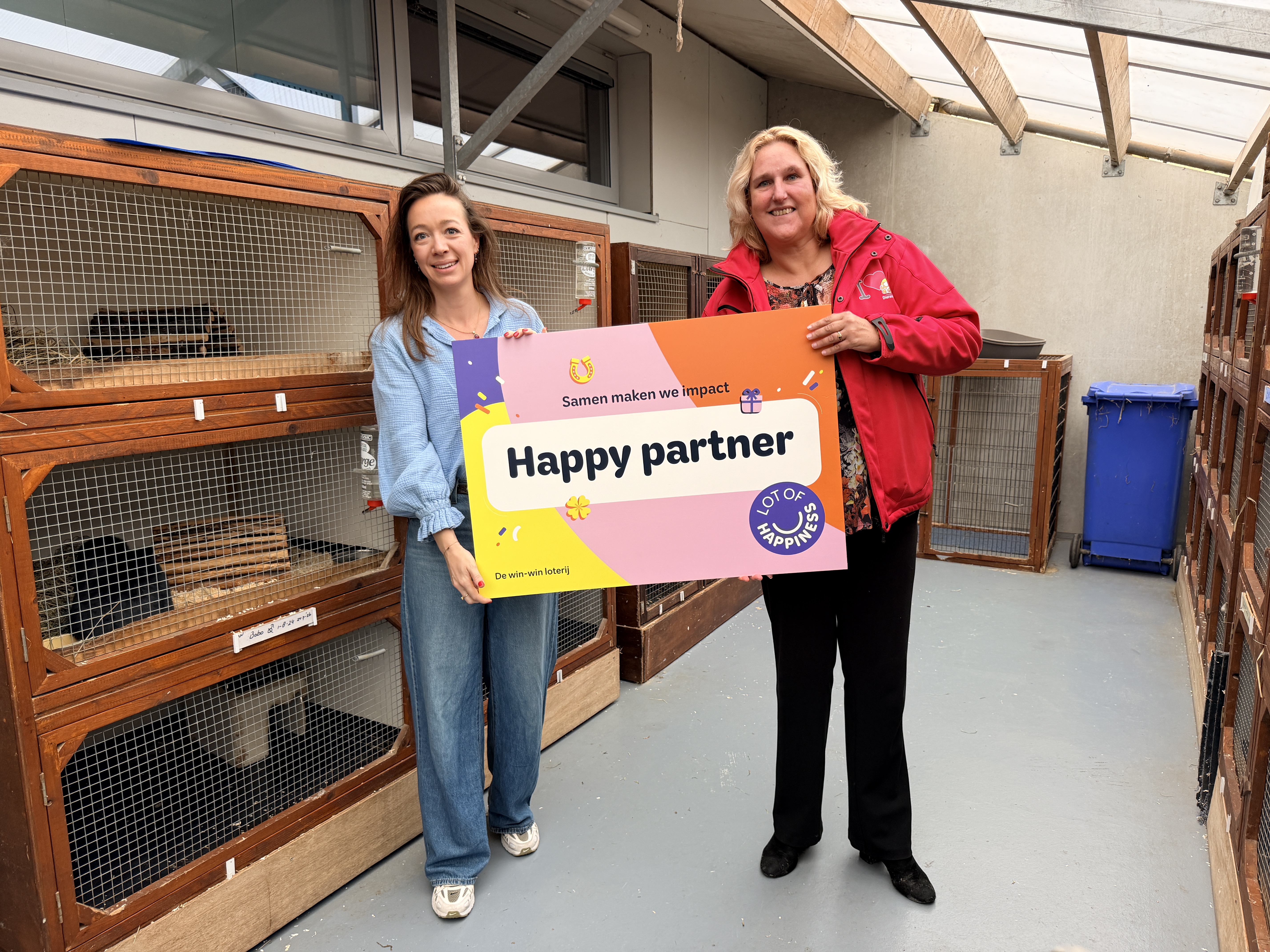 Stichting DierenLot sluit zich als 100e goede doel aan bij Lot of Happiness