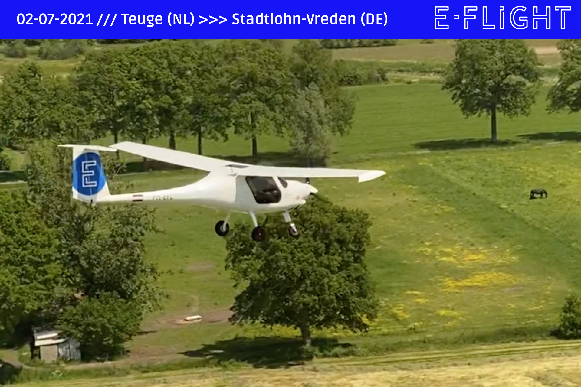 Nederlandse startup E-Flight Academy maakt eerste elektrische vlucht naar het buitenland